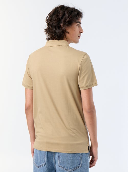 Polo in jersey con colletto abbottonato - Kiabi