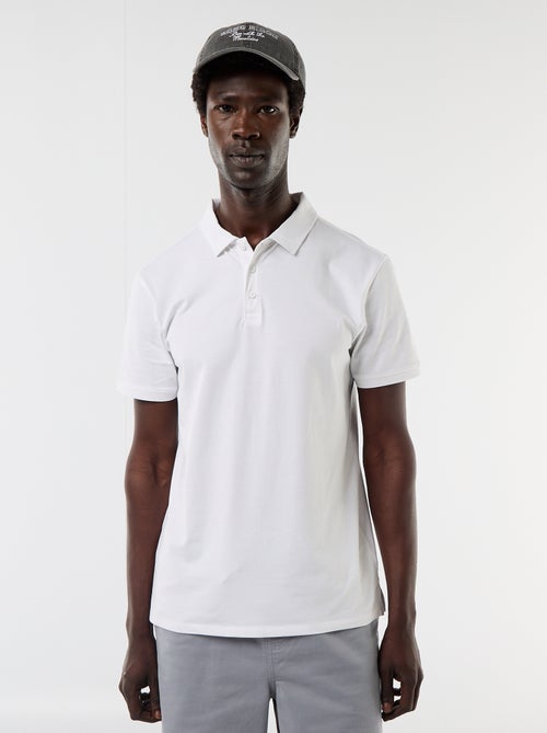 Polo in jersey con colletto abbottonato - Kiabi
