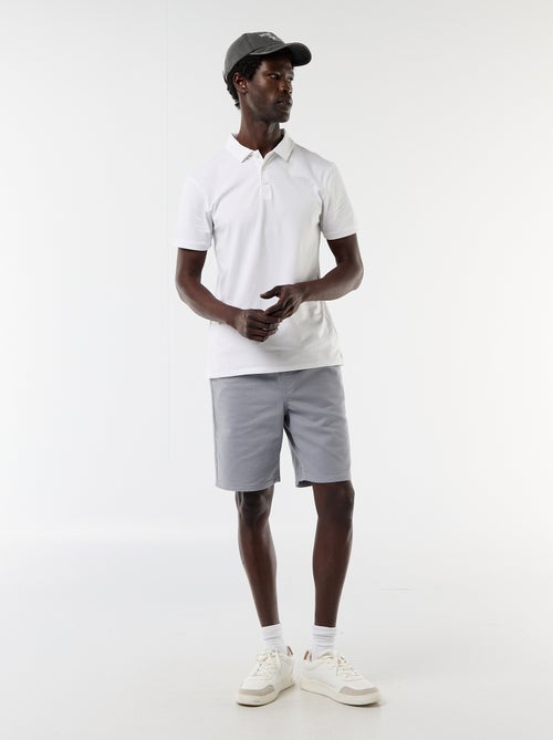 Polo in jersey con colletto abbottonato - Kiabi