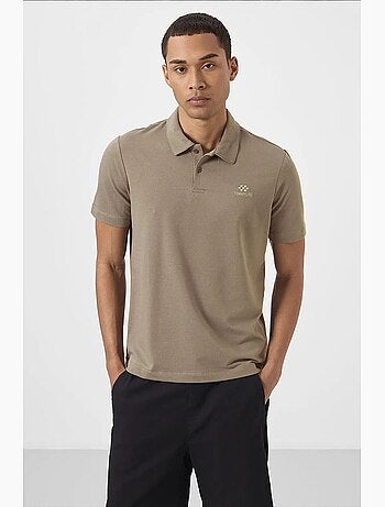 Polo in jersey di cotone misto da uomo tommy