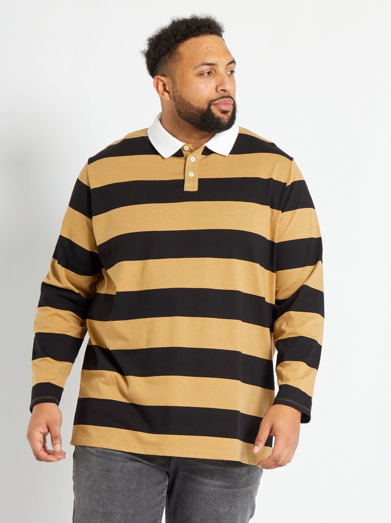 Polo in jersey pesante BEIGE - Kiabi