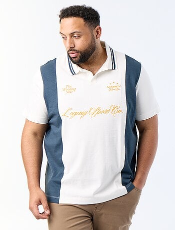 Polo in jersey stampato