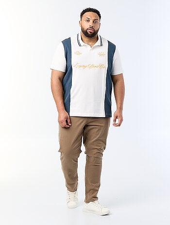 Polo in jersey stampato