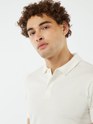 Polo Piqué Tinta Unita Rosso Bambino Okaïdi & Obaïbi