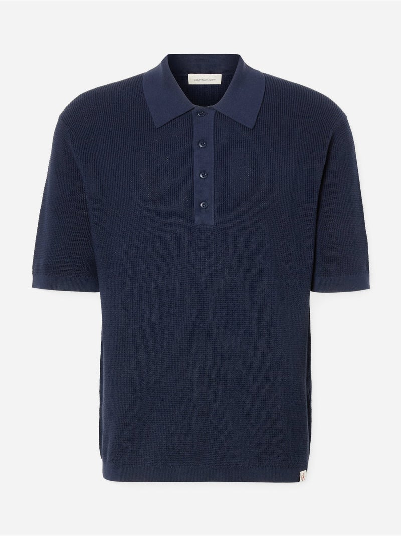 Polo in maglia - Calvin Klein Blu scuro - Kiabi