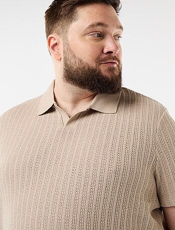 Polo in maglia a maniche corte