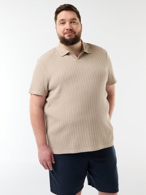 Polo in maglia a maniche corte - Kiabi