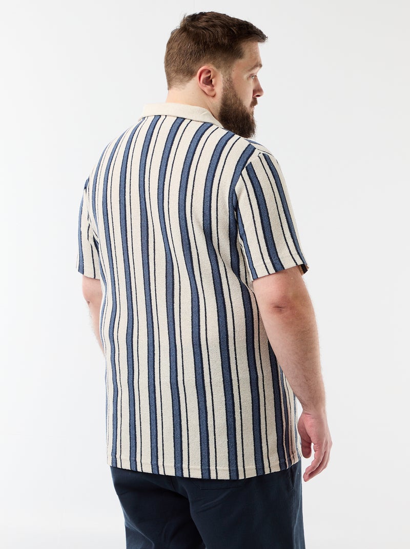 Polo in maglia a maniche corte Blu - Kiabi