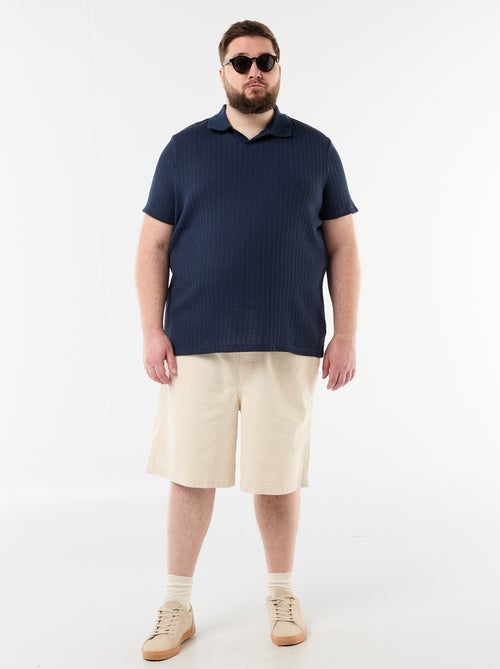 Polo in maglia a maniche corte - Kiabi