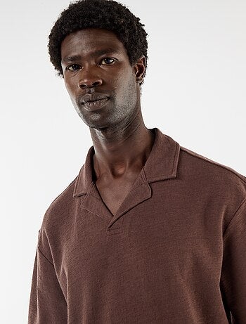 Polo in maglia a maniche corte