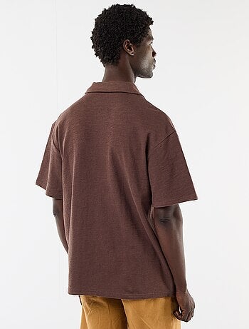 Polo in maglia a maniche corte