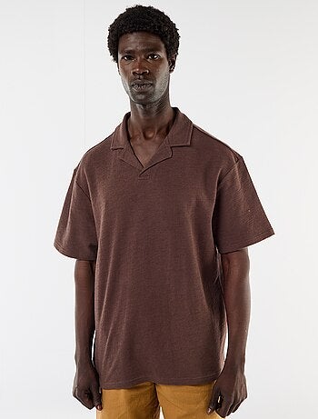 Polo in maglia a maniche corte