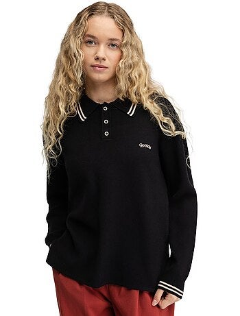 Polo in maglia a maniche lunghe da donna donna verelle-w