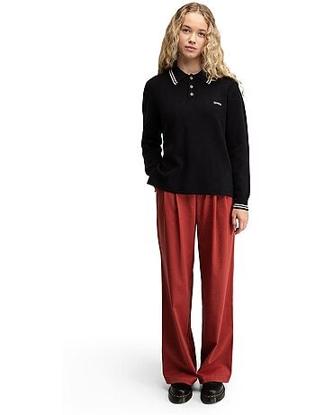 Polo in maglia a maniche lunghe da donna donna verelle-w