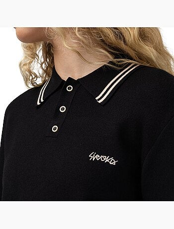 Polo in maglia a maniche lunghe da donna donna verelle-w