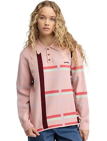 Polo in maglia a maniche lunghe da donna donna verelle-w