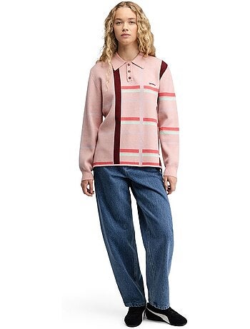 Polo in maglia a maniche lunghe da donna donna verelle-w