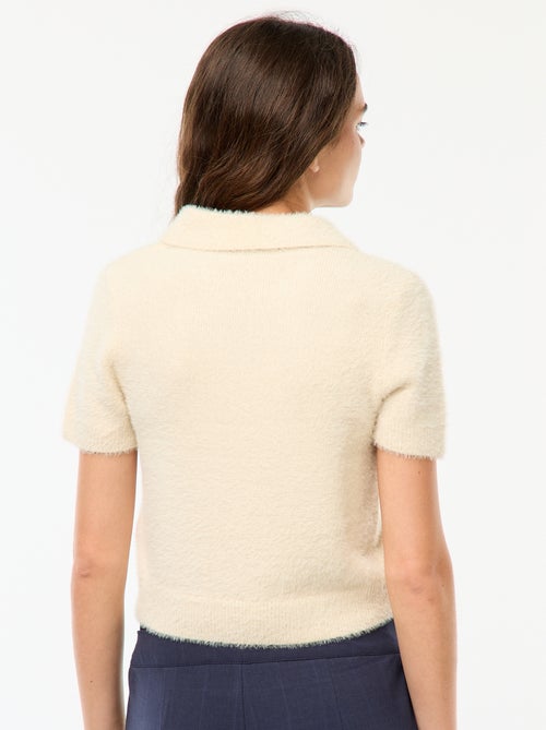 Polo in maglia fantasia - Kiabi