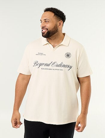 Polo in maglia jersey a maniche corte