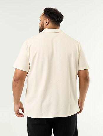 Polo in maglia jersey a maniche corte