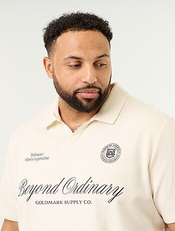 Polo in maglia jersey a maniche corte