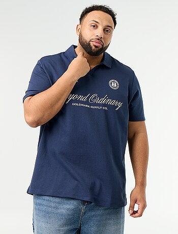 Polo in maglia jersey a maniche corte