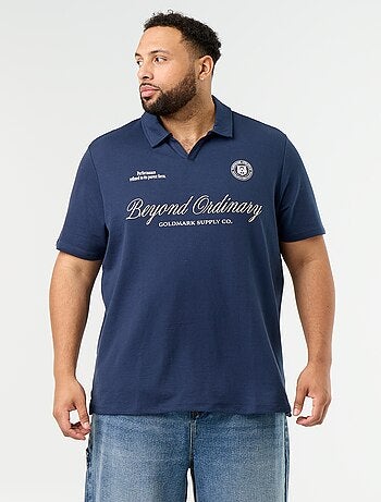 Polo in maglia jersey a maniche corte