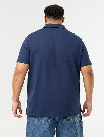 Polo in maglia jersey a maniche corte
