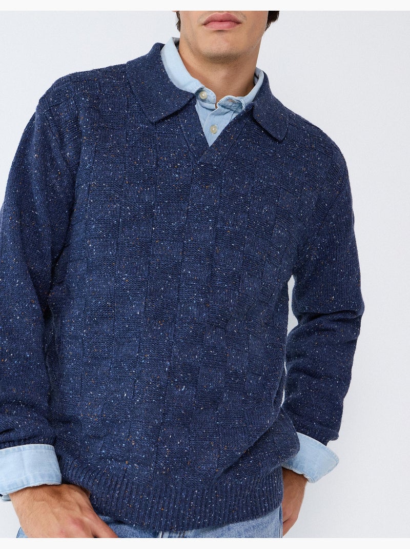 Polo in maglia, mo fashion Blu - Kiabi