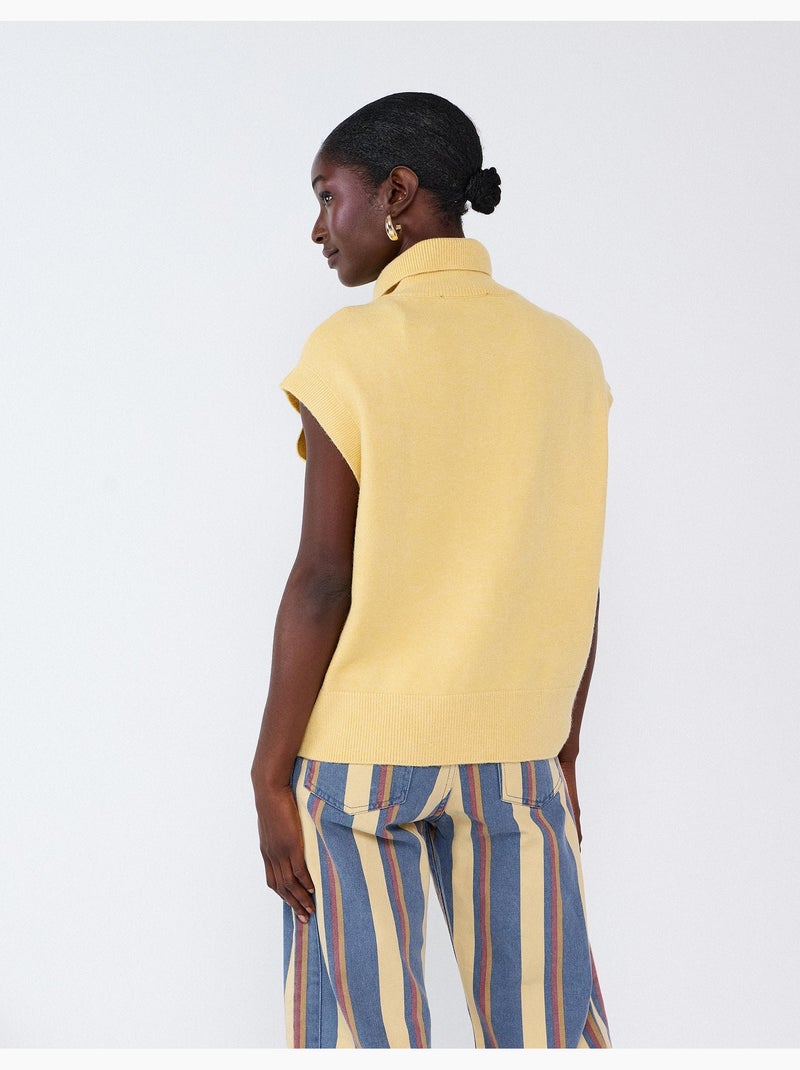 Polo in maglia, mo fashion Giallo - Kiabi