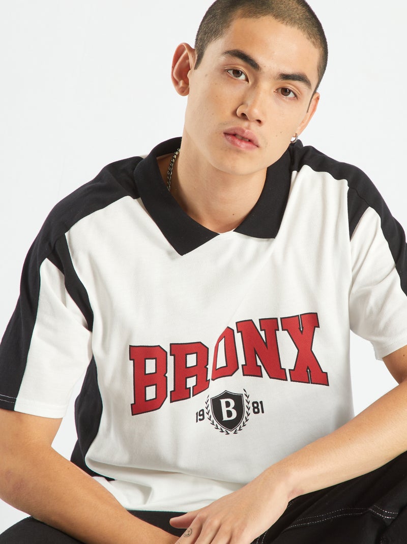 Polo in maglia piqué a maniche corte Bianco - Kiabi