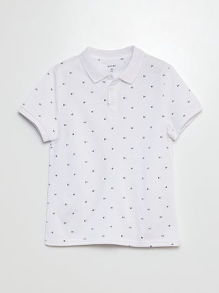 Polo in maglia piqué