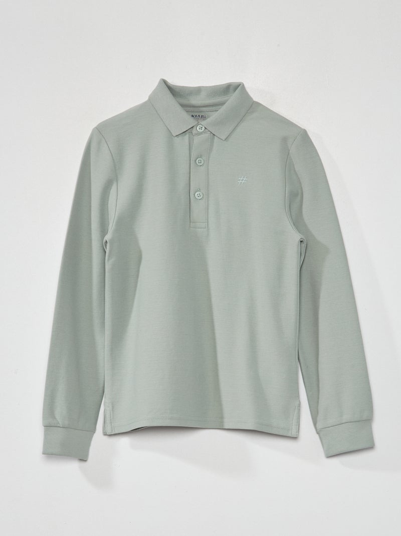 Polo in maglia piqué Blu - Kiabi