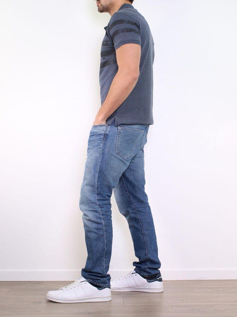 Polo in maglia piqué Blu marino - Kiabi