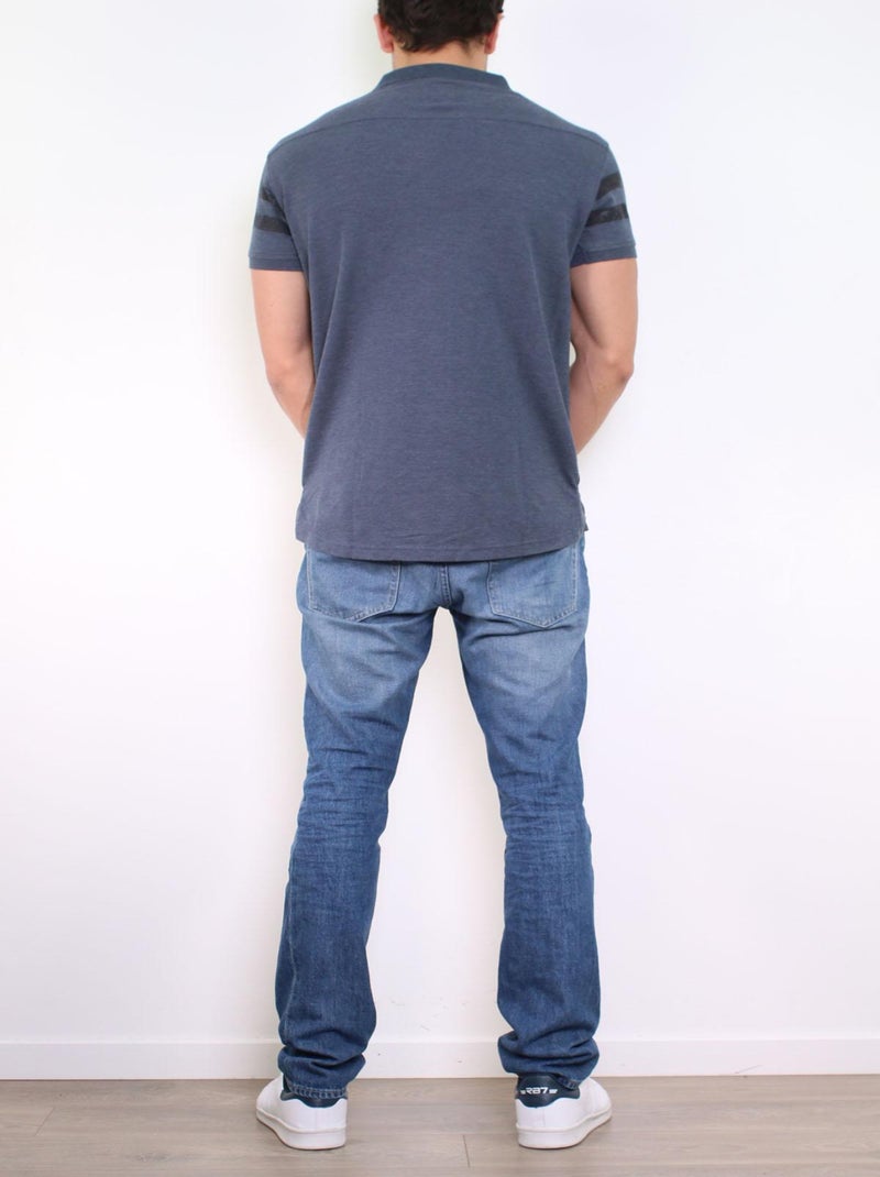 Polo in maglia piqué Blu marino - Kiabi