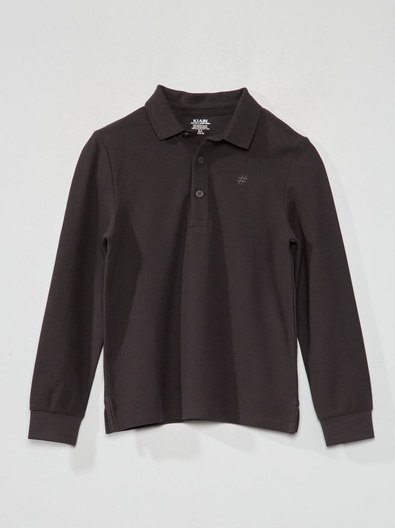 Polo in maglia piqué GRIGIO - Kiabi