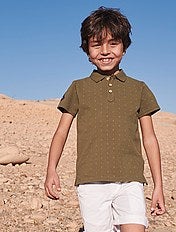 polo bianca bambina manica lunga