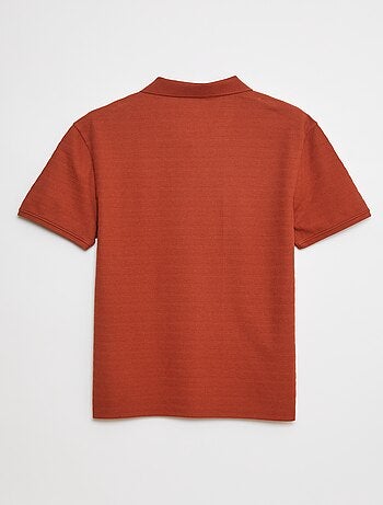 Polo in maglia piqué