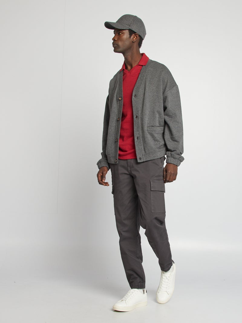 Polo in maglia piqué ROSSO - Kiabi