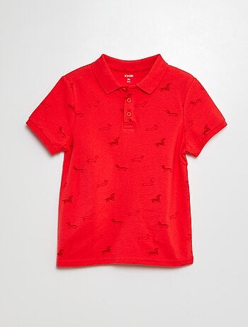Polo in maglia piqué