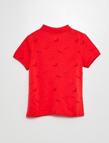 Polo in maglia piqué