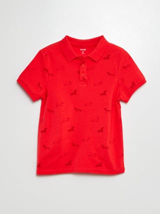 Polo in maglia piqué