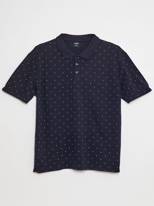 Polo in maglia piqué stampata - Kiabi