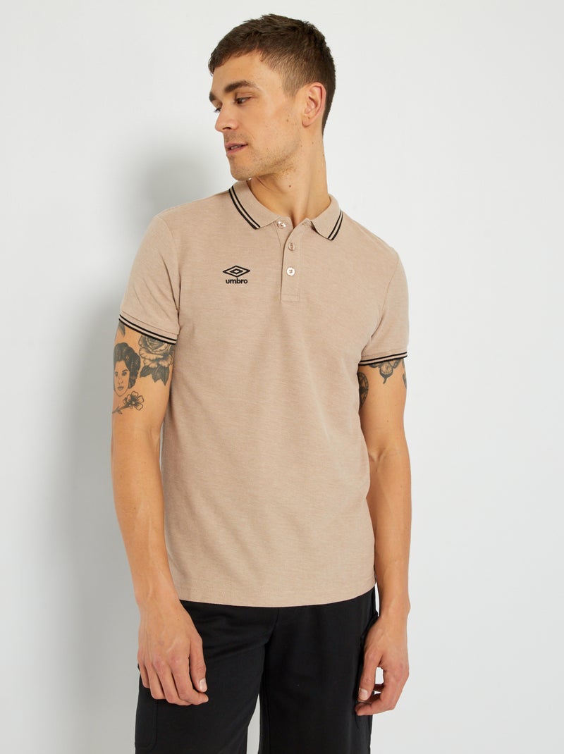 Polo in maglia piqué 'Umbro' ARANCIONE - Kiabi