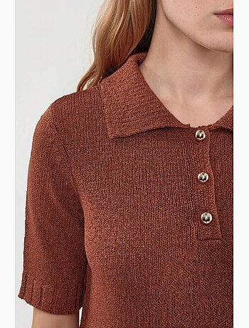 Polo in maglia strutturata hiccup