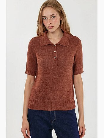 Polo in maglia strutturata hiccup