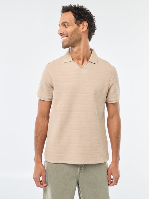 Polo in piqué di cotone a maniche corte - Kiabi