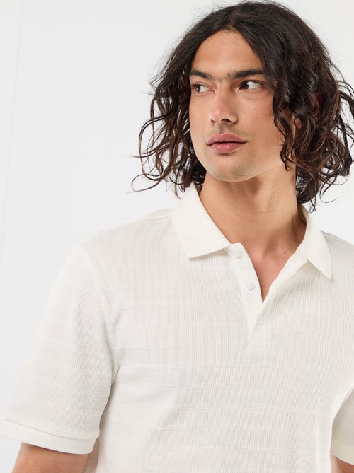 Polo in piqué di cotone a maniche corte - Kiabi