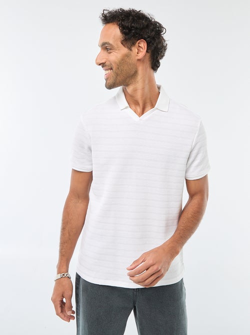 Polo in piqué di cotone a maniche corte - Kiabi