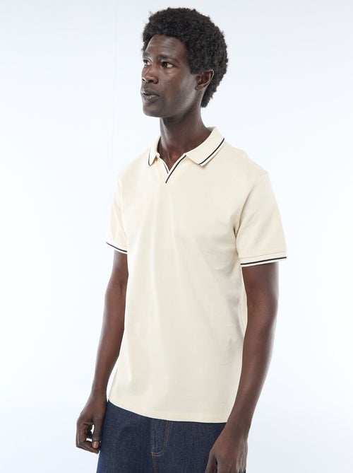 Polo in piqué di cotone a maniche corte - Kiabi Polo in piqué di cotone a maniche corte - Kiabi